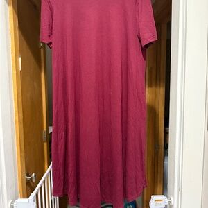 Zenana outfitters long maroon dress super duper comfy